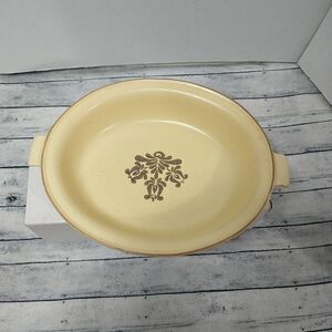 Vintage Pfaltzgraff Village 6-11 Oval Casserole Vegetable Serving Dish USA.